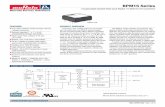 BPM15 Series · The minimum output load for the BPM15 series is 10% of maximum current to meet published specifications. The converter will not be damaged by less than 10% load but