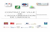 CONTRAT DE VILLE DE 2015/2020 L ... - agglo-limoges.fr · Contrat de Ville de l’agglomération de Limoges Page 5 PREAMBULE : Le contrat de ville de nouvelle génération 2015-2020