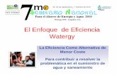 El Enfoque de Eficiencia Watergy - watergymex.org Watergy.pdf · incrementará un 33% en todo el mundo ... cuentan con sistema cisterna-tinaco consumo de energia total a nivel nacional