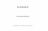 karma - sturuguay.org Besant Karma.pdf · PREFACIO Pocas palabras serán necesarias para la presentación de este libro. Es el cuarto de una serie de Manuales destinados a satisfacer