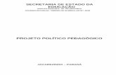 PROJETO POLÍTICO PEDAGÓGICO - jzoanesio.seed.pr.gov.br · marco situacional ... marco conceitual ... 6.14.1 conceito ...