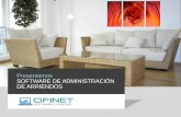Sistema de Corretaje de Propiedades - ofinet.cl · z ingreso a intranet ingreso al sistema inicio software  datos del propietario software de administraciÓn de arriendos