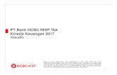PT Bank OCBC NISP Tbk Kinerja Keuangan 2017 · Bank OCBC NISP Tbk. dalam presentasi secara lisan; materi ini bukan merupakan sesuatu yang lengkap di dalam suatu diskusi. 2 ... Lancar