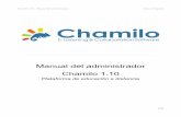 Manual del administrador Chamilo 1ayuda.sinai.net.co/wp-content/uploads/2018/03/chamilo-1.10-guia... · Chamilo 1.10 – Manual del administrador Guía en Español Índice de contenido