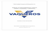 MANUAL DE PROCEDIMIENTOS Y REGLAS PADRES, … CVVB - NEW - 2018.pdf · las funciones del voleibol en Puerto Rico. ... Temporada en 4 partes ($5.00 de descuento) ... Abandono del juego