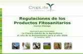 Regulaciones de los Productos Fitosanitarios - croplifela.org · de datos científicos que demuestren que el producto es efectivo para el fin a que se destina y no entraña un riesgo