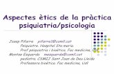 Psicoètica: aspectes ètics de la pràctica psicologia · reflexió crítica i racional sobre la moral ... de formar de la rutina de ... seva situació personal?