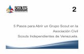 5 Pasos para Abrir un Grupo Scout en la Asociación Civil ...scouts-siv.weebly.com/uploads/2/1/4/9/21490558/2.-gruposcout.pdf · ´para la concreción de los fines, propósitos y