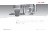Válvulas de expansión termostática para amoníaco Tipo TEAfiles.danfoss.com/TechnicalInfo/Dila/01/RD1EA205.pdf · Las juntas no contienen asbestos ... (RC-CMS/MWA), 01 - 2005 RD1EA205