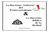 La Doctrina “Unitaria” del Pentecostalismo La Doctrina · 1 ANOTACIONES La Doctrina “Unitaria” del Pentecostalismo y la Doctrina Bíblica de la Deidad La Doctrina “Unitaria”