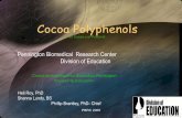 Cocoa Polyphenols - Infobosques es el sistema de ... · fitoquímicos con efectos sobre la salud. • Cocoa and chocolate are among the most concentrated sources of the procyanidin
