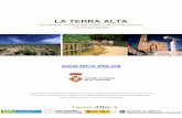 LA TERRA ALTA - Notícies · LA TERRA ALTA DOSSIER PROFESSIONNEL DES PRODUITS TOURISTIQUES ‐alta.org Cette action a été subventionnée par le Servei d ...