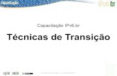 Capacitação IPv6.br Técnicas de Transição · lugar de tornar a rede CERNET pilha dupla ... prefixo de comprimento /64. Capacitação Técnicas de Transição – rev 2012.04.01-01