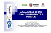 ATUALIZAÇÃO SOBRE ZIKA, CHIKUNGUNYA E DENGUE · Distribuição dos casos importados de febre de Chikungunya, por Unidade da Federação, e dos casos autóctones, por municípios