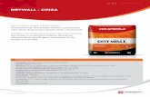 DRYWALL - CINZA - rejuntabras.com.br · • A argamassa colante CERAMICOLA - AC-II - DRYWALL atende os requisitos da especificação da norma técnica NBR 14081-