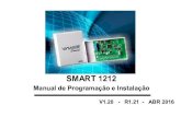 SMART 1212 - gruposetec24h.com.br · numeradas de 1 a 10 e as zonas do Smart 1212 de 11 a 22. Porém é possível configurar o Smart 1212 para trabalhar no modo ... exclusão, deve