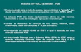 PASSIVE OPTICAL NETWORK - PON - Câmpus São Josésaul/sistemas opticos/SIO_14_PON.pdf · FTTH OLT – Optical Line Terminal – terminal da linha no nó da rede ONU – Optical Network