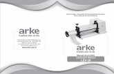 Manual do produto Laminador Elétrico LEV-30 · Os produtos ARKE possuem garantia de 6 (seis) meses contra qualquer defeito de fabricação, montagem e nos materiais, ... a casca