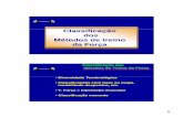 Classificação dos Métodos de treino da Forçaareas.fmh.utl.pt/~apaulo/Gestão_Desporto/Metodologia do Treino... · 2 Métodos de Treino da Força • Métodos da Taxa de Produção