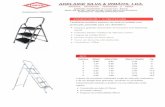 e Escadotes.pdf · ANDAIME SIMPLES ALUMiNlO Andaime simples de alumínio composto por só 7 peças para uso profissional ou bricolage_ Têm uma altura de 1,95mt e é ideal para ...