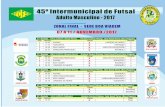 45º Intermunicipal de Futsal - futsalcearense.com.brfutsalcearense.com.br/controle/documentos_444.pdf · 45º Intermunicipal de Futsal Adulto Masculino - 2017 2017 1ª Rodada 07/11/2017