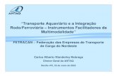 “Transporte Aquaviário e a Integração Rodo/Ferroviária ...observatorio.antaq.gov.br/wordpress/wp-content/uploads/2016/12/24... · rodoviÁrio 60,49% ferroviÁrio 20,86% aquaviÁrio