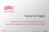 Tutoriel Qgis Visualiser les scan historiques et les ... · Cliquer sur Nouveau pour ajouter un nouveau flux WMS Portail francophone de bibliothèques d'écoles d'architecture et
