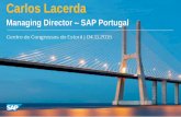 Carlos Lacerda - sapevents.edgesuite.net · às transações, colaboração nas ... SAP S/4HANA - Nova geração de soluções para a Economia Digital On premise e cloud ... 11/10/2015