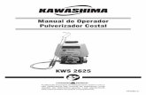 Manual do Operador Pulverizador Costal - wsm.com.brwsm.com.br/manual_kawashima/Manual Pulverizador Costal KWS 2625_V2.pdf · 1- Introdução Muito obrigado por adquirir o Pulverizador