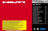 Hilti HIT-CT 1 · Printed: 01.06.2016 | Doc-Nr: PUB / 5276256 / 000 / 02. Hilti HIT-CT 1 2 en Read the safety instructions and product information before using the product. 24/25