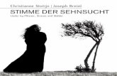 Christianne Stotijn Joseph Breinl STIMME DER SEHNSUCHT · Christianne Stotijn Joseph Breinl Lieder by Pfitzner, Strauss and Mahler ... dying of an illness and, in a ritual sense,