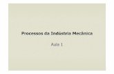Processos da Indústria Mecânica - Sistema de Autenticaçãosistemas.eel.usp.br/docentes/arquivos/5840793/LOM3079/A1PIM.pdf · mecânico a quente” por uma temperatura indicada