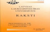 Latvijas Lauksaimniecības universitātes raksti nr. 14 (309 ...llufb.llu.lv/proceedings/n14/llu-raksti-nr14.pdf · LLU Raksti (Proceedings of thc Latvia University of Agriculture)