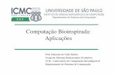 Computação Bioinspirada: Aplicações - Enucomp 2017 · Morfologia. Sis. Multirrobótico: Descentralizado . ENUCOMP Resgate - Acessibilidade # 8 Aplicações . ENUCOMP ... Seleção