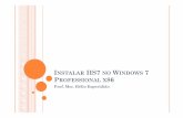 INSTALAR IIS7 NO WINDOWS 7 PROFESSIONALX86 · Diagnóstico de Memória do Windows Diretiva de Segurança Local ... Ler & executar Ljstar conteúdo da pasta Leitura Gra var Negar Permitir