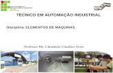 Professor Claudemir Claudino Alvesclaudemiralves.weebly.com/uploads/3/8/6/2/3862918/a112s_emaq_sl_03... · ELEMENTOS DE MÁQUINAS 12 Aula 03 – Engrenagens - Dimensionamento ECDH