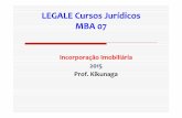 LEGALE Cursos Jurídicos MBA 07 · Professor do curso preparatório para os concursos de cartório da Damásio E. de Jesus ... Registros Públicos da OAB/SP. ... ação de execução