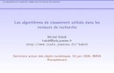Les algorithmes de classement utilisés dans les moteurs de ...download2.cerimes.fr/canalu/documents//fuscia/Michel-Habib.pdf · Les algorithmes de classement utilis´es dans les