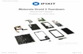 Motorola Droid 3 Teardown - ifixit-guide-pdfs.s3.amazonaws.com · A câmera traseira do Droid 3 inclui um flash LED e capacidade de zoom 8x. ... A bateria não foi soldado a qualquer