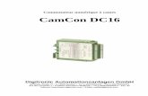 Commutateur numérique à cames CamCon DC16 · Commutateur numérique à cames CamCon DC16 Digitronic Automationsanlagen GmbH Nürtinger Straße 71 • D-72639 Neuffen • Tel. ...