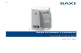 Acumulador solar de água FST 200.. - baxi.pt · L000567-A pt Manual de instalação e manutenção Acumulador solar de água FST 200...500