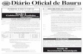 1 Diário Oficial de Bauru - bauru.sp.gov.br · 2 diÁrio oficial de bauru terÇa, 13 de dezembro de 2.011 departamento de administraÇÃo de pessoal exoneraÇÕes: a partir de 10/12/2011,