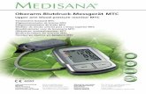 GA MTC 6spr West JIM.qxd:MEDISANA · Esfigmomanómetro de brazo MTC Medidor da tensão arterial para o braço superior MTC Bloeddrukmeter voor de bovenarm MTC ... MEDISANA erworben.