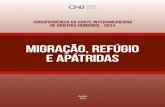 Migração, Refúgio e Apátridas - Página Inicial - Portal CNJ · 2016-09-19 · Jurisprudência da Corte Interamericana de Direitos Humanos - 2014 Migração, Refúgio e Apátridas