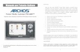 Manuale per l'utente-Italiano - ARCHOS · elenco dei giochi disponibili da acquistare, vistare il sito Archos. Impostazioni Questo gruppo di applicazioni consente di regolare le operazioni