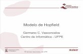 Modelo de Hopfield - cin.ufpe.brcin.ufpe.br/~gcv/web_lci/Aula-Hopfield.pdf · § Primeiro termo está relacionado com contribuição de todos ... Como é negativo, o problema se resume