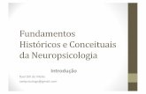 Fundamentos Históricose Conceituais da Neuropsicologia · da Neuropsicologia. Sumário •Introduçãoa investigaçãodo cérebro •Epistemologia ... Neuropsicologia ... •1874