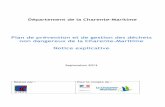 Plan de prévention et de gestion des déchets non dangereux ... · population touristique évaluée par Charente-Maritime Tourisme ... Plan de Prévention et de Gestion des Déchets