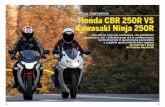 P ComRoVa PaRatiVa Honda CBr 250r vS Kawasaki Ninja 250r · 2 3 Honda CBr 250r vS Kawasaki Ninja 250r due ottime moto per cominciare, che potrebbero completarsi, visti i differenti