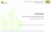 Bayerische Landesanstalt für Landwirtschaft · Bayerische Landesanstalt für Landwirtschaft Institut für Ernährungswirtschaft und Märkte Getreide des Jahresheftes Agrarmärkte